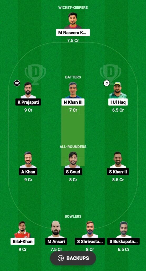 RUR vs QUT Dream11 Prediction Fantasy Cricket Tips Dream11 Team Oman D20 League