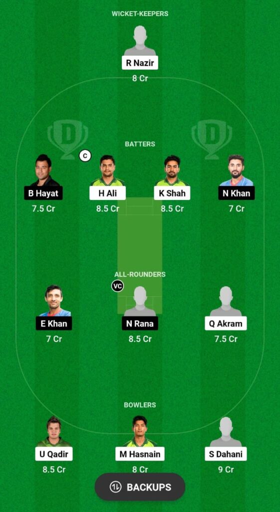 PAK vs NEP Dream11 Prediction Fantasy Cricket Tips Dream11 Team Asian Games Men's T20I