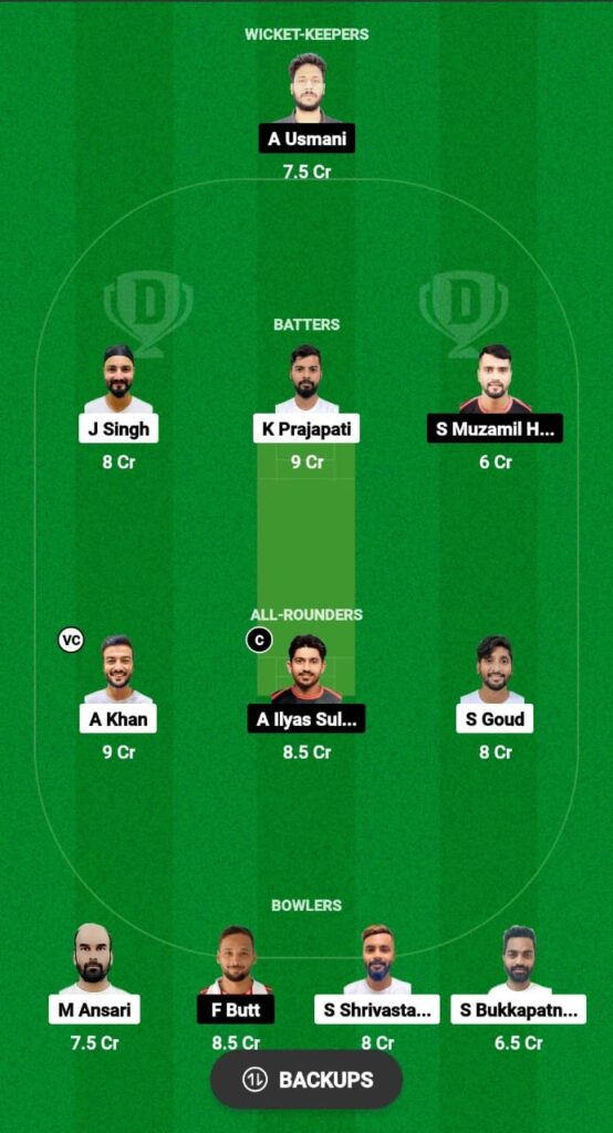 QUT vs BOB Dream11 Prediction Fantasy Cricket Tips Dream11 Team Oman D20 League