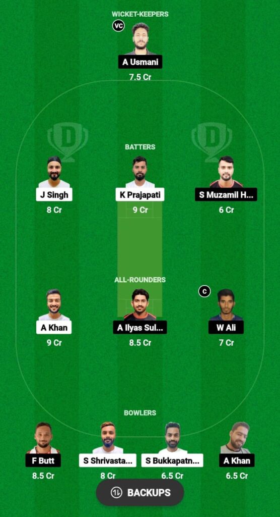QUT vs BOB Dream11 Prediction Fantasy Cricket Tips Dream11 Team Oman D20 League