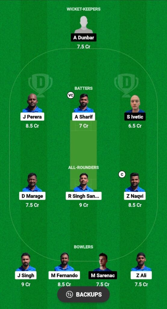ITA vs SER Dream11 Prediction Fantasy Cricket Tips Dream11 Team European T10 Cricket Championship