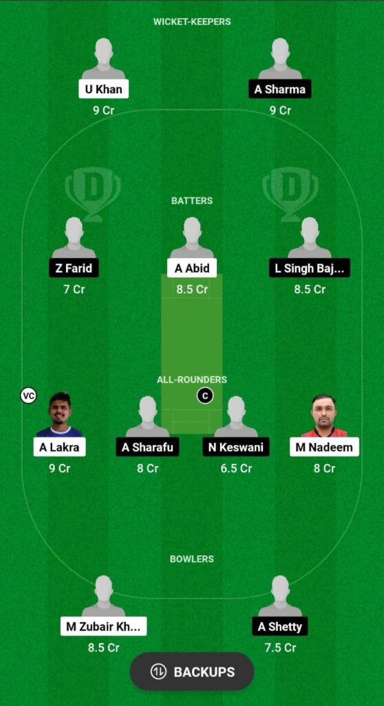 BLI vs PEA Dream11 Prediction Fantasy Cricket Tips Dream11 Team ILT20 Development Tournament