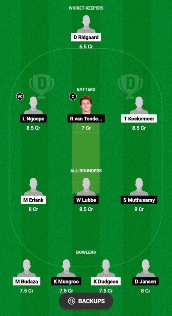 TUS vs NWD Dream11 Prediction Fantasy Cricket Tips Dream11 Team CSA Provincial OD Division 1 