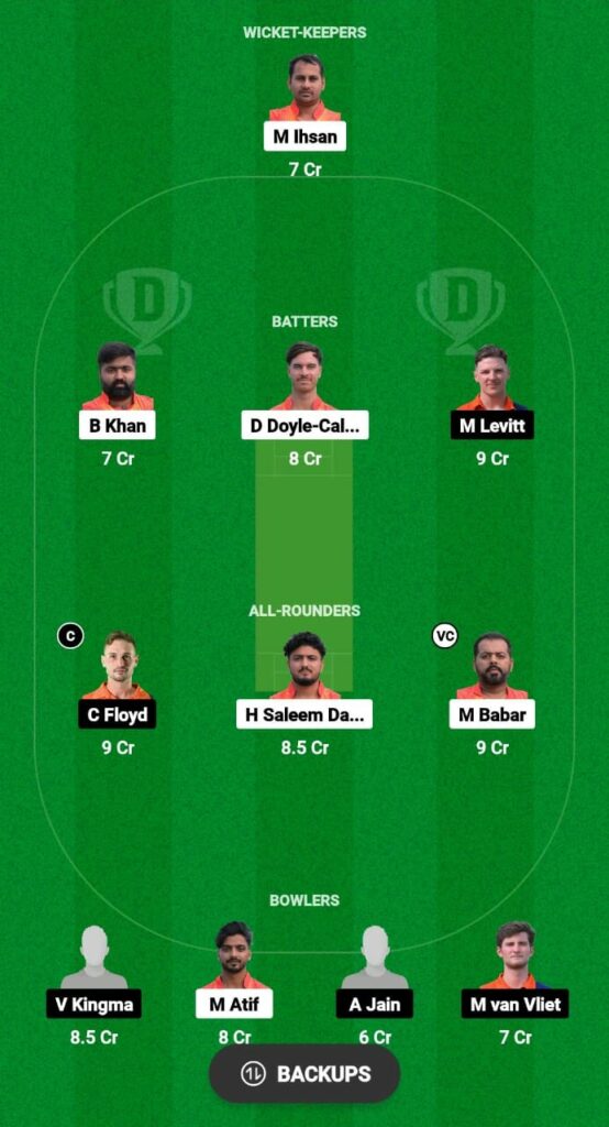 SPA vs NED-XI Dream11 Prediction Fantasy Cricket Tips Dream11 Team European T10 Cricket Championship 2023 