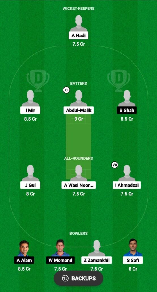 AMO vs SG Dream11 Prediction Fantasy Cricket Tips Dream11 Team Afghanistan Domestic One Day Cup 2023 