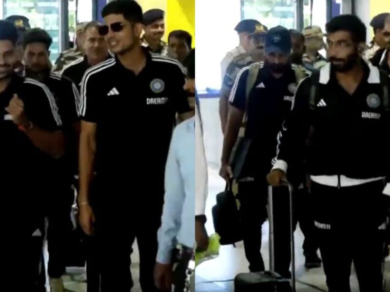 Watch: Team India Arrive In Thiruvananthapuram Ahead Of World Cup Warm-Up Game vs Netherlands