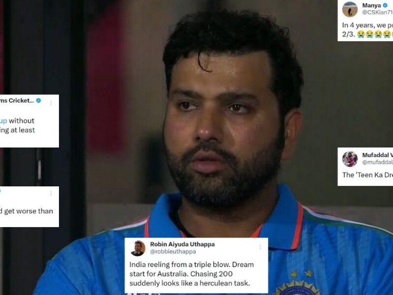 IND vs AUS: "From 5/3 To 2/3, We All Grew Up" - Twitter Reacts As Rohit Sharma, Ishan Kishan, Shreyas Iyer Get Out For 0 vs Australia