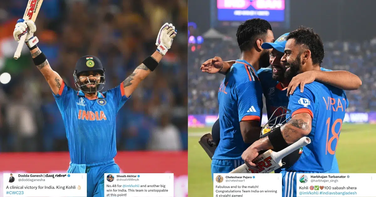 Ind Vs Ban: King Kohli! Twitter Reacts As Virat Kohli's Brilliant 