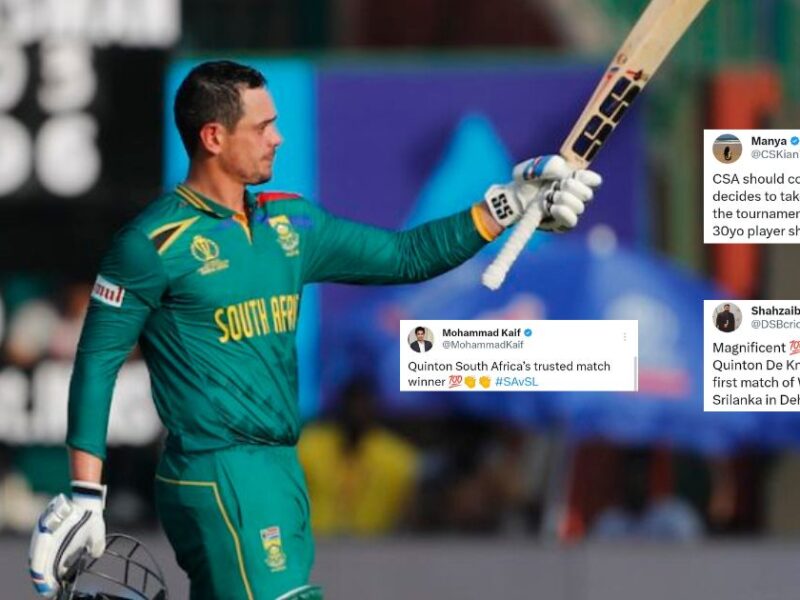 SA vs SL: 'Quinton de Kock Shouldn't Have Taken Retirement' - Twitter Reacts As Opener Slams Terrific Hundred In World Cup 2023