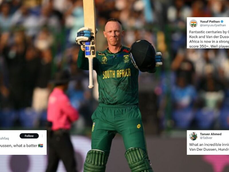 SA vs SL: 'Rassie van der Dussen Is A Superstar' - Twitter Reacts To Batter's Fantastic Century In ICC World Cup 2023