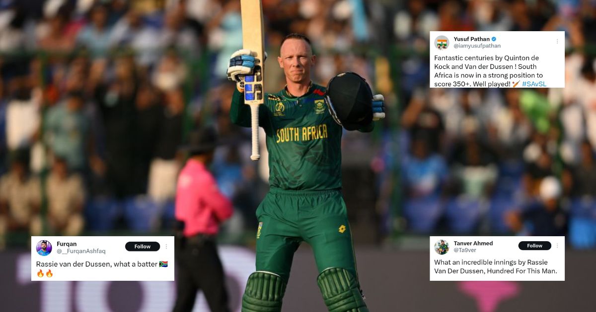 Sa Vs Sl Rassie Van Der Dussen Is A Superstar Twitter Reacts To Batters Fantastic Century 