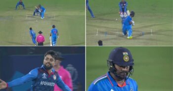 IND vs AFG: Watch - Rashid Khan Castles Rohit Sharma To End His Remarkable Knock In World Cup 2023