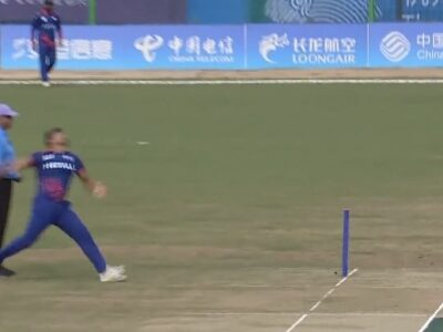 Watch: Nepal Bowler Karan KC’s Surprising Strategy Against Yashasvi Jaiswal As He Bowls From Behind The Stumps