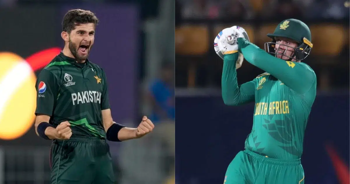 Shaheen Afridi, Quinton de Kock