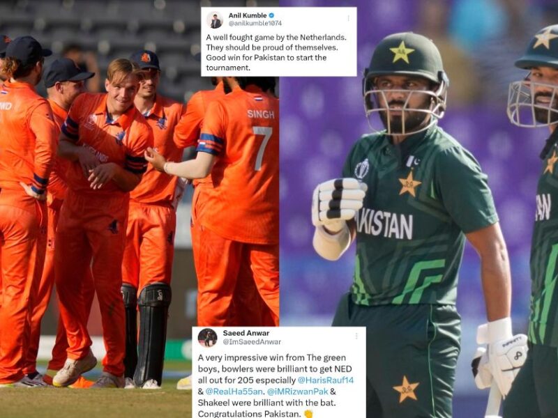 Twitter Reacts As Bas de Leede's Efforts Go In Vain And Saud Shakeel Shine In Pakistan's 81-Run Win Over Netherlands In WC 2023