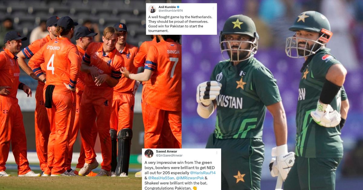 Twitter Reacts As Bas de Leede's Efforts Go In Vain And Saud Shakeel Shine In Pakistan's 81-Run Win Over Netherlands In WC 2023