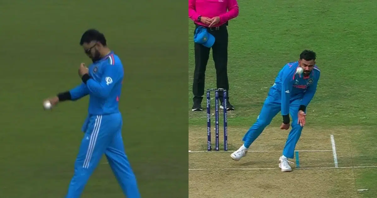 Virat Kohli Bowling