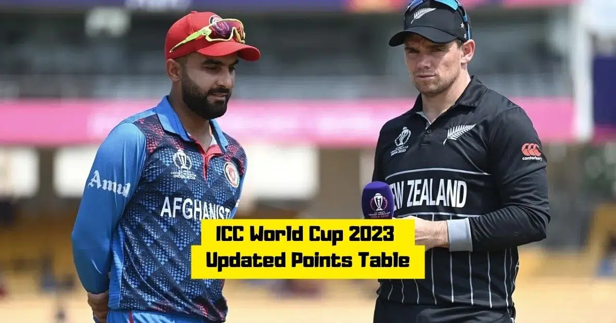 World Cup Points Table After NZ v AFG