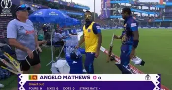 Angelo Mathews, Timed Out