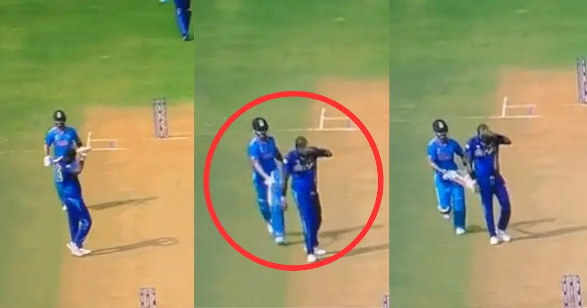 IND vs SL: Watch - Virat Kohli Hilariously Hits Angelo Mathews With Bat