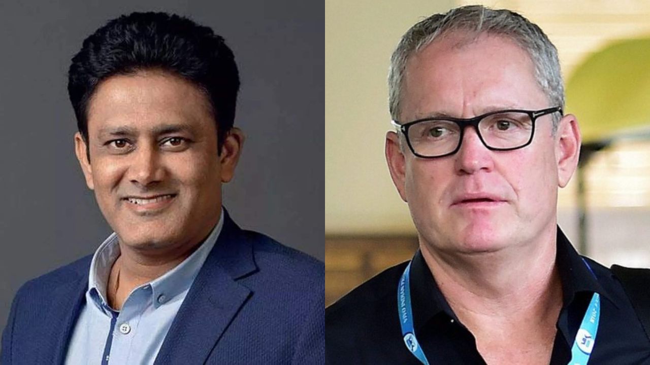 Anil Kumble and Tom Moody