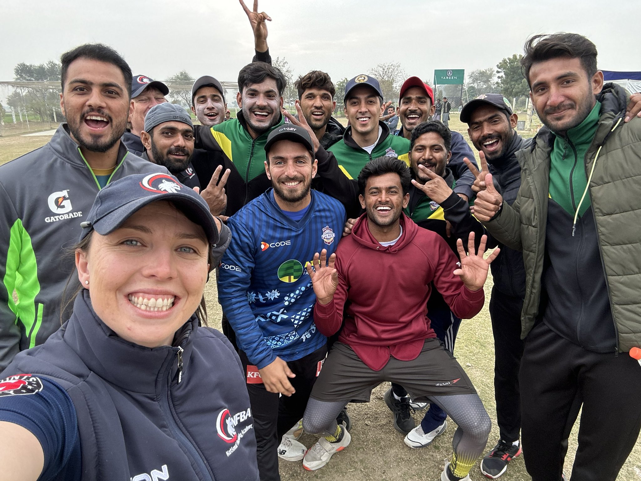 Catherine Dalton at Lodhran camp