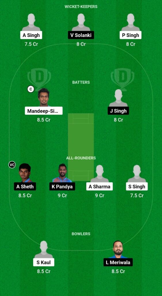 PUN vs BRD Dream11 Prediction Fantasy Cricket Tips Dream11 Team Indian Domestic T20 Trophy 2023