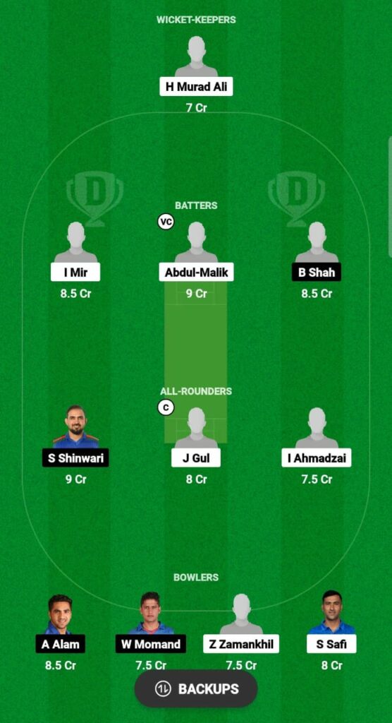 AMO vs SG Dream11 Prediction Fantasy Cricket Tips Dream11 Team Afghanistan Domestic One Day Cup 2023 