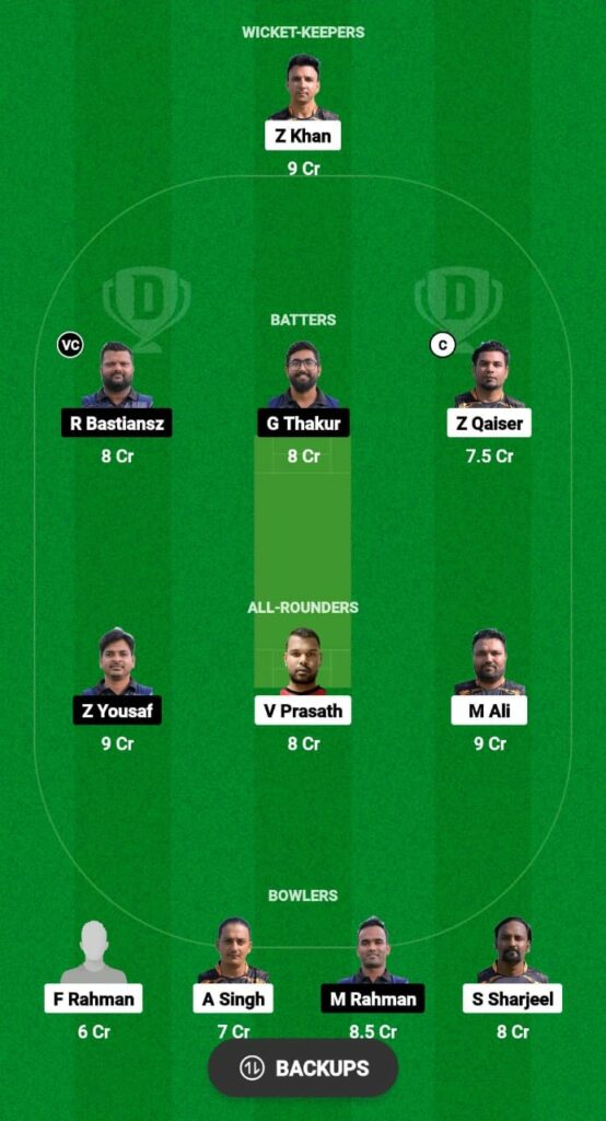 GZZ vs SOC Dream11 Prediction Fantasy Cricket Tips Dream11 Team ECS Malta T10 2023