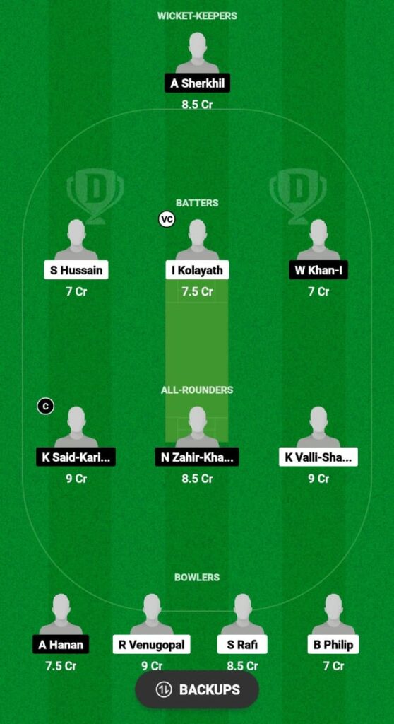 KRM vs AFG-XI Dream11 Prediction Fantasy Cricket Tips Dream11 Team KCC T20 Challengers Cup 2023