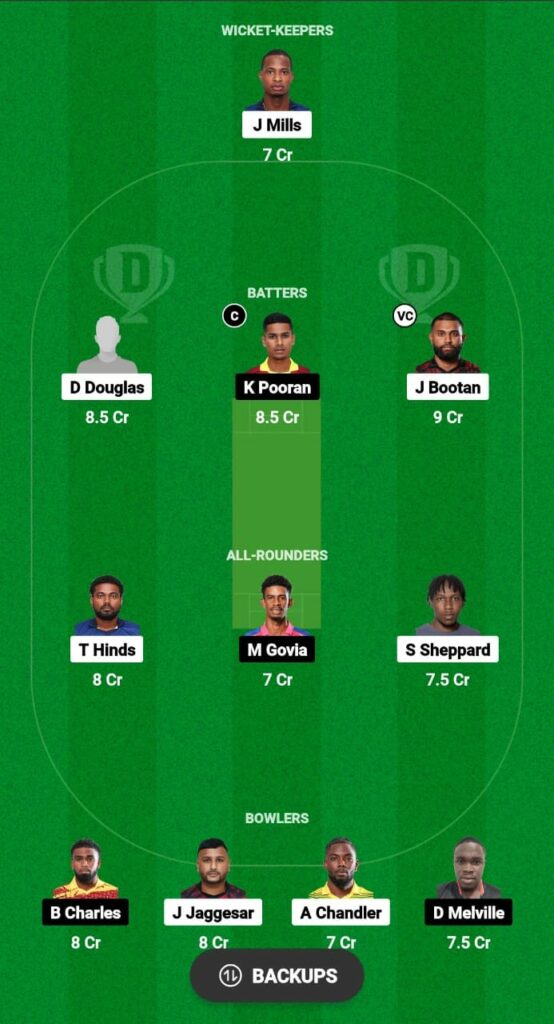 SBS vs NML Dream11 Prediction Fantasy Cricket Tips Dream11 Team TrinBago T10 Blast 2023