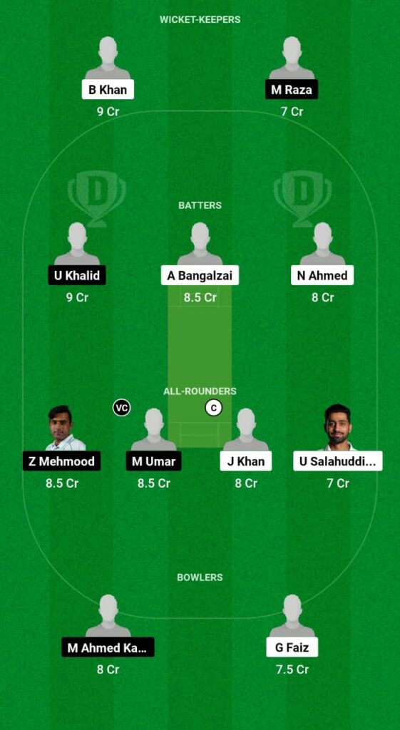 QUE vs LAR Dream11 Prediction Fantasy Cricket Tips Dream11 Team Pakistan T20 Cup 2023 