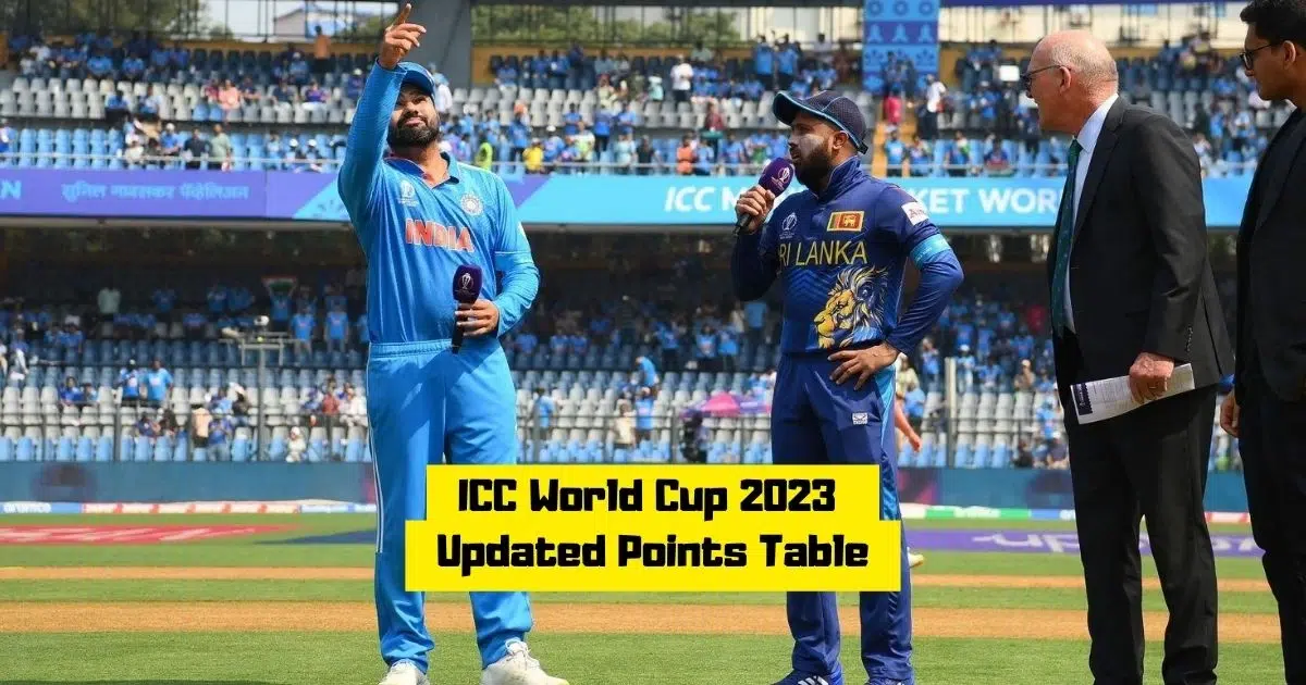 Icc World Cup Points Table 2023