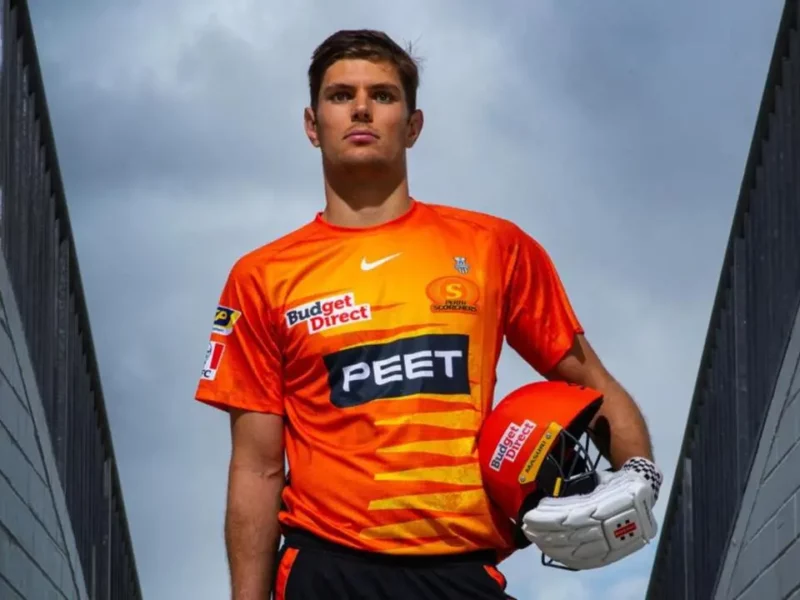 Aaron Hardie named As Stand-in Skipper for Perth Scorchers