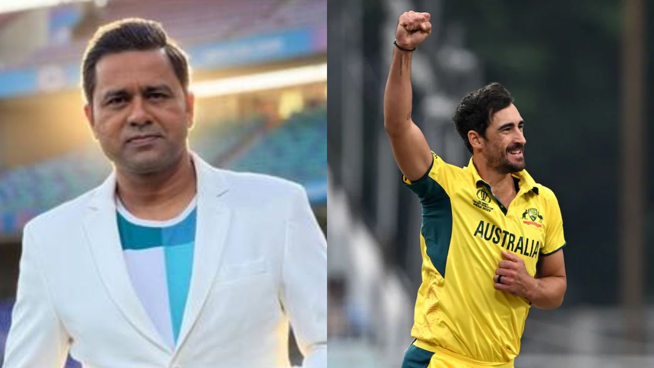 Aakash Chopra and Mitchell Starc
