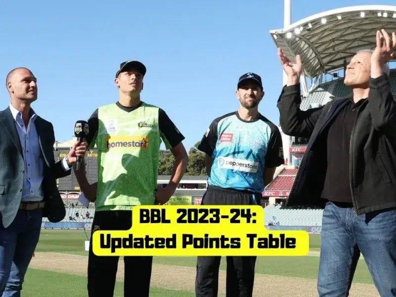 BBL Points Table 2023-24: Updated Standings, Most Runs, Most Wickets After Adelaide Strikers vs Sydney Thunder, Match 8