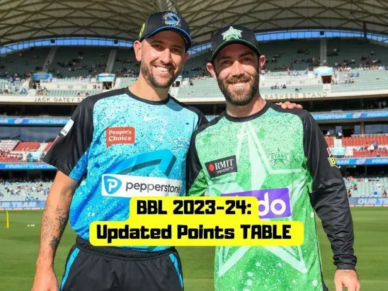 BBL Points Table After Adelaide Strikers vs Melbourne Stars, 20th Match