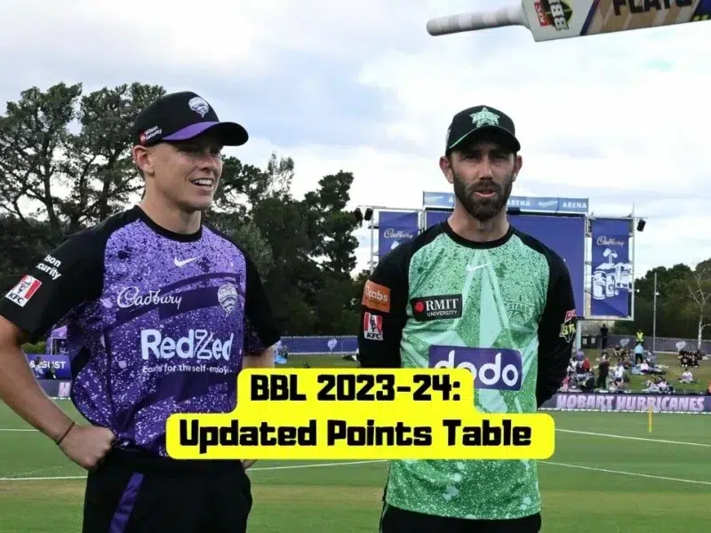 BBL Points Table After Hobart Hurricanes vs Melbourne Stars, 17th Match