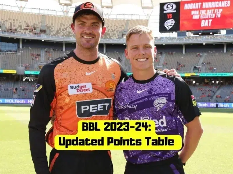 BBL Points Table After Perth Scorchers vs Hobart Hurricanes, 9th Match