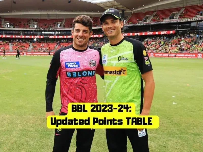 BBL Points Table After Sydney Thunder vs Sydney Sixers, 19th Match