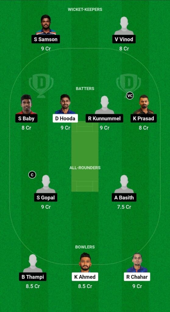 RJS vs KER Dream11 Prediction Fantasy Cricket Tips Dream11 Team Indian Domestic OD Trophy