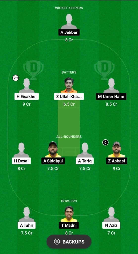 SVDJ vs JCA Dream11 Prediction Fantasy Cricket Tips Dream11 Team Sharjah Hundred League 2023 