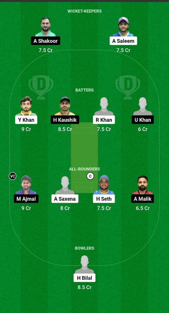 EMB vs AJM Dream11 Prediction Fantasy Cricket Tips Dream11 Team Emirates D10