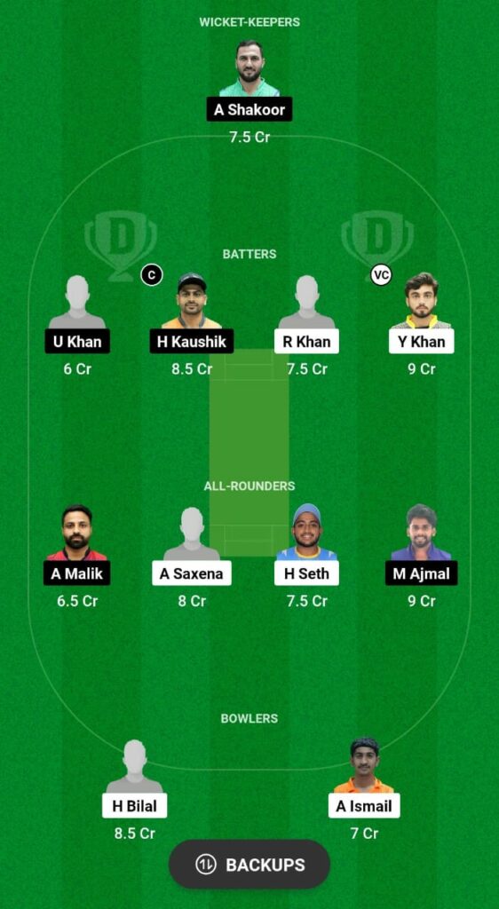 EMB vs AJM Dream11 Prediction Fantasy Cricket Tips Dream11 Team Emirates D10