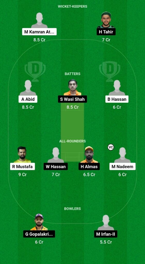 ABD vs FUJ Dream11 Prediction Fantasy Cricket Tips Dream11 Team Emirates D10