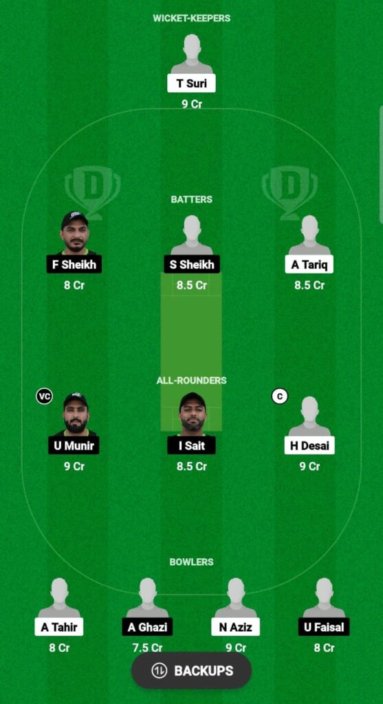 SVDJ vs SRE Dream11 Prediction Fantasy Cricket Tips Dream11 Team ICCA Academy i10 2023