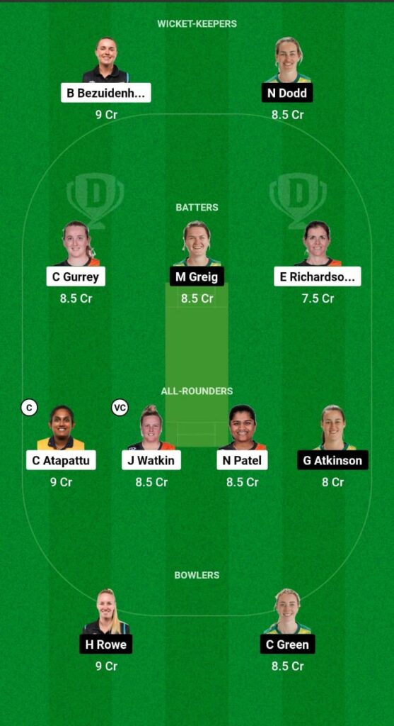 NB-W vs CH-W Dream11 Prediction Fantasy Cricket Tips Dream11 Team Dream11 Women’s Super Smash T20