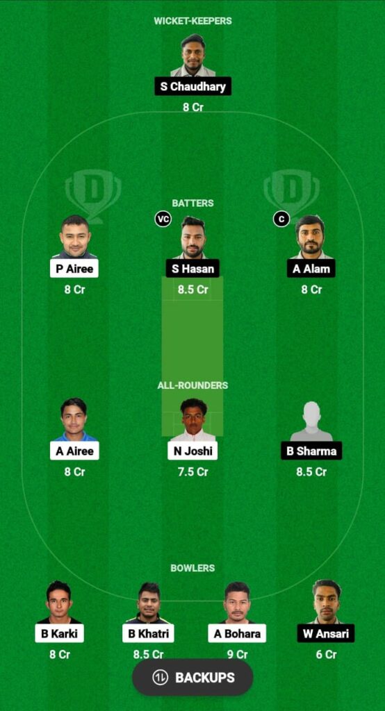 APFC vs UPX Dream11 Prediction Fantasy Cricket Tips Dream11 Team Nepal Pro T20 Championship