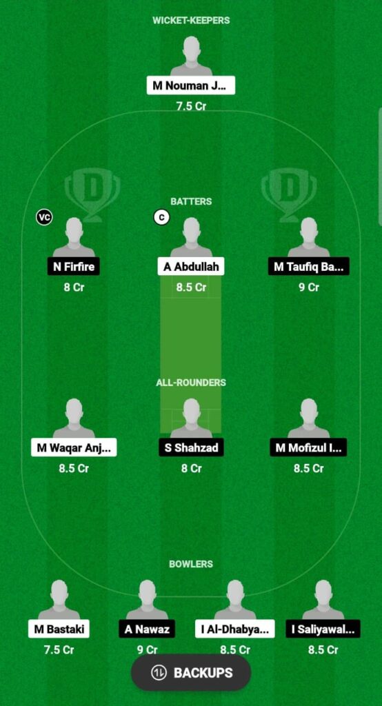 KTN vs REN Dream11 Prediction Fantasy Cricket Tips Dream11 Team KCC Emerging T20 League