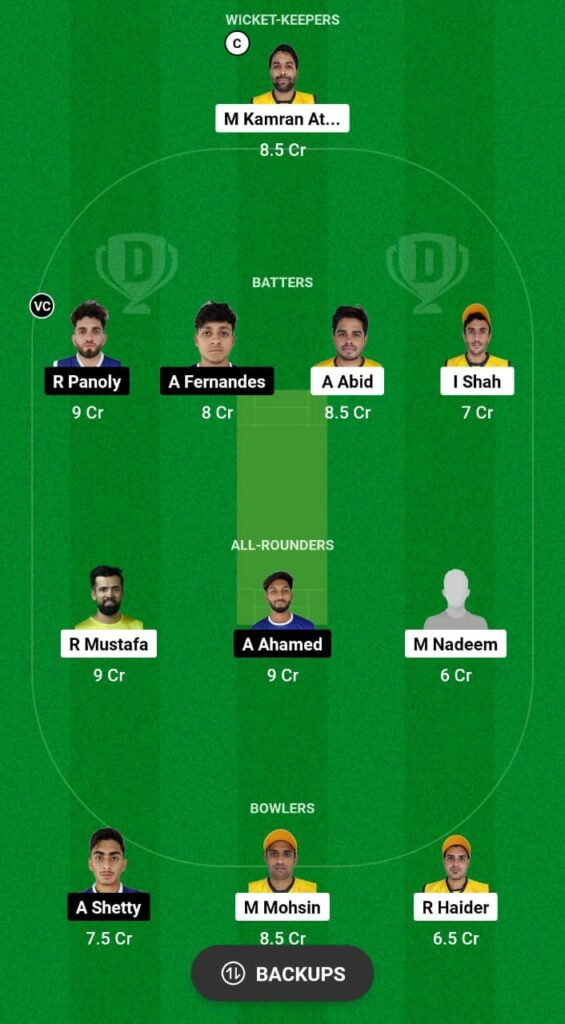 ABD vs DUB Dream11 Prediction Fantasy Cricket Tips Dream11 Team Emirates D10